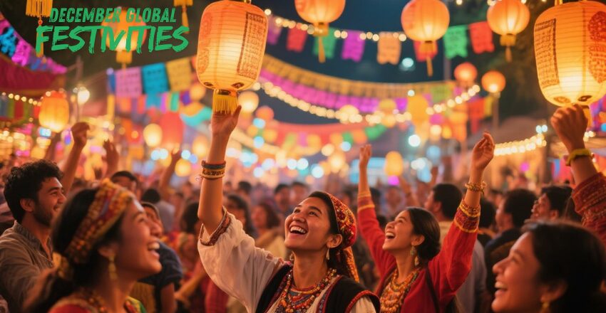 December Global Festivities: An Overview of Global Unity Through Celebration, Cultural Food, Festive Traditions, Winter Solstice Festivals Around the World, And Much More