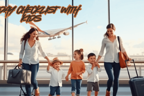 Ultimate Family Holiday Checklist: Traveling Abroad with Kids and Baby Complete Printable Guide Holiday Checklist with Kids 