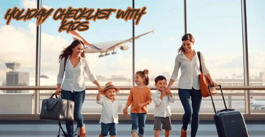 Ultimate Family Holiday Checklist: Traveling Abroad with Kids and Baby Complete Printable Guide Holiday Checklist with Kids 