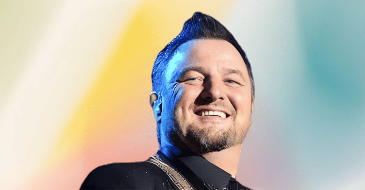 Portrait of Boyzone singer Mikey Graham