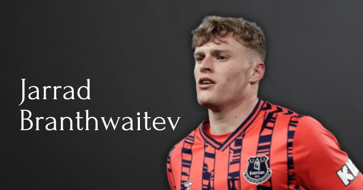 Portrait of defender Jarrad Branthwaite in club colours