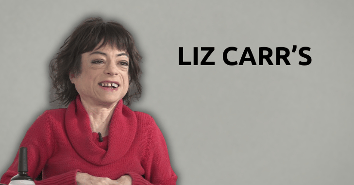 Portrait of actress and campaigner Liz Carr