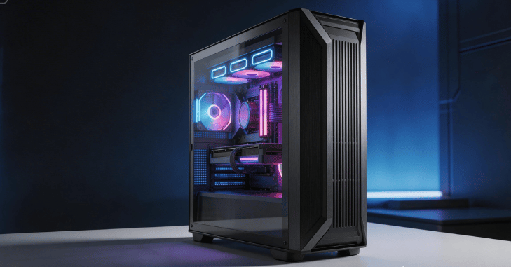 Asus TUF Gaming laptop open on a desk