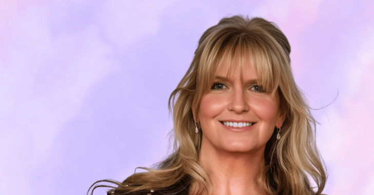 Portrait of model and presenter Penny Lancaster