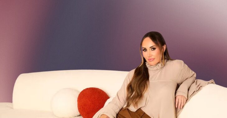Lauryn Goodman featured in a lifestyle and social media shoot
