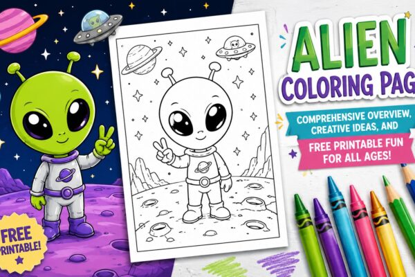 Alien Coloring Page: Comprehensive Overview, Creative Ideas, and Free Printable Fun for All Ages