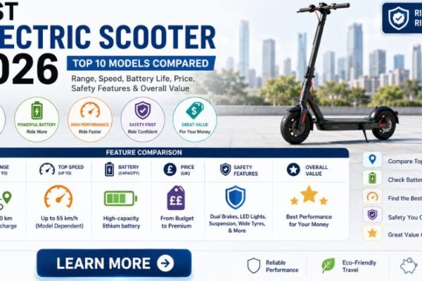Best Electric Scooter 2026: Top 10 Models Compared by Range, Speed, Battery Life, Price, Safety Features, and Overall Value
