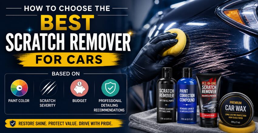 How To Choose the Best Scratch Remover For Cars Based On Paint Color, Scratch Severity, Budget, And Professional Detailing Recommendations?