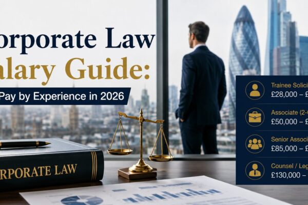 Corporate Law Salary Guide: UK Pay by Experience in 2026