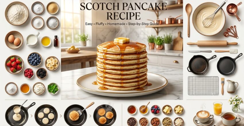 Scotch Pancake Recipe for Light, Fluffy Drop Scones Every Time at Home 